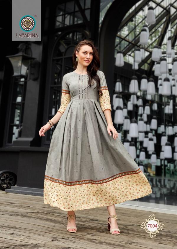 Aradhna Level 7 Ethnic Wear Long Anarkali Kurti Collection